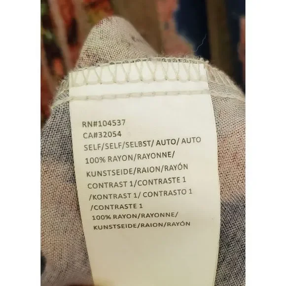 Anthropologie Women's Tiny Paquerette Boho Shirt Dress Size Medium - Picture 9 of 10